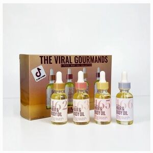 MllM.MllC THE VIRAL GOURMANDS BODY OIL 4 PIECE SET